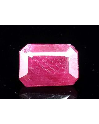 7.33 Ratti Natural New Burma Ruby with Govt. Lab Certificate-(3441)         