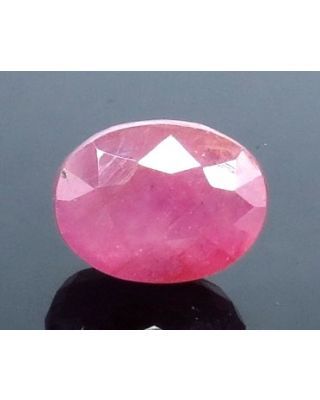 5.84/CT Natural Mozambique Ruby with Govt. Lab Certificate-(12210)    