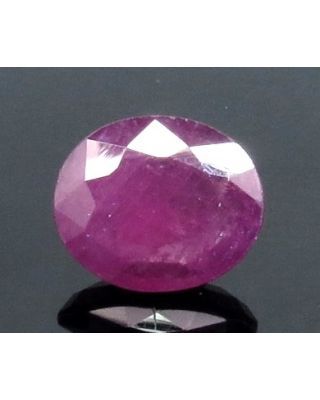 6.78/CT Natural Mozambique Ruby with Govt. Lab Certificate-(12210)     