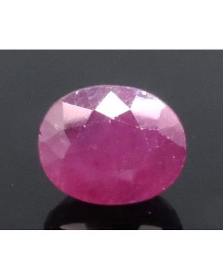 6.47/CT Natural Mozambique Ruby with Govt. Lab Certificate-(12210)     