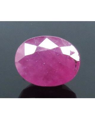 4.88/CT Natural Mozambique Ruby with Govt. Lab Certificate-(23310)     