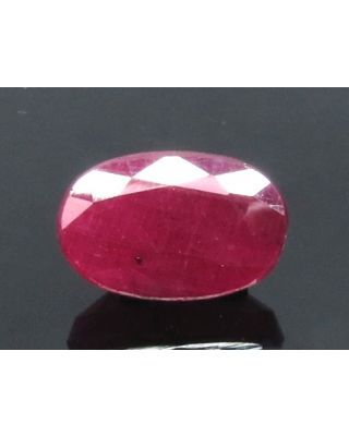 3.74/CT Natural Mozambique Ruby with Govt. Lab Certificate-(12210)       