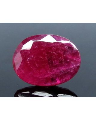 7.58/CT Natural Mozambique Ruby with Govt. Lab Certificate-(RUBY9U)       