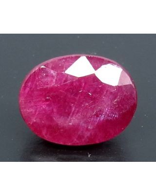 3.66/CT Natural Mozambique Ruby with Govt. Lab Certificate-(12210)       