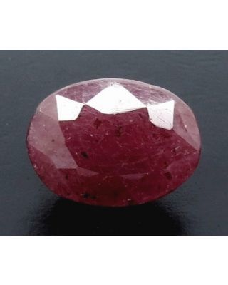 6.46/CT Natural Indian Ruby with Govt. Lab Certificate (1221)       
