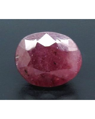 6.38/CT Natural Indian Ruby with Govt. Lab Certificate (1221)       