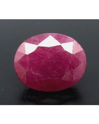 6.55/CT Natural Indian Ruby with Govt. Lab Certificate (1221)       