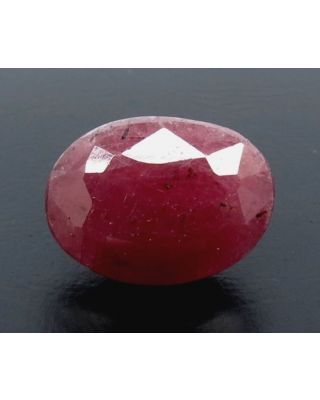7.00/CT Natural Indian Ruby with Govt. Lab Certificate (1221)       