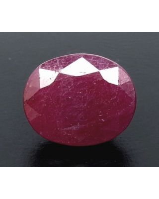 6.68/CT Natural Indian Ruby with Govt. Lab Certificate (1221)       