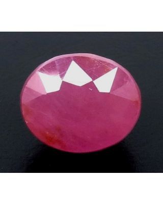 7.63/CT Natural Mozambique Ruby with Govt. Lab Certificate-RUBY9T