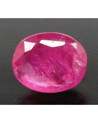 3.98/CT Natural Mozambique Ruby with Govt. Lab Certificate (RUBY9W)   