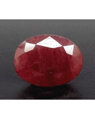 5.49/CT Natural Indian Ruby with Govt. Lab Certificate (1221)    