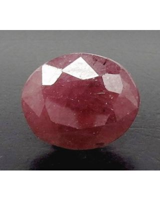 7.33/CT Natural Indian Ruby with Govt. Lab Certificate (1221)        
