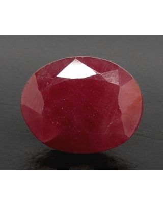 5.86/CT Natural Indian Ruby with Govt. Lab Certificate (1221)    