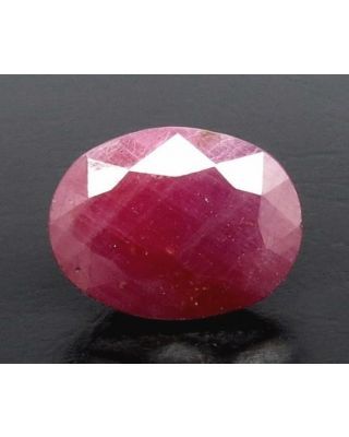 6.47/CT Natural Indian Ruby with Govt. Lab Certificate (1221)     