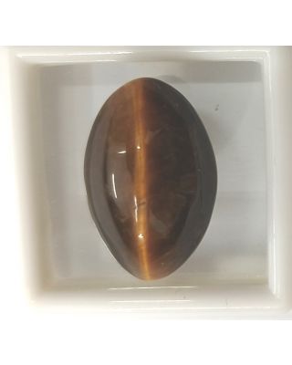 17.55/CT NATURAL TIGER CAT'S EYE-(450)           