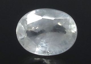 5.61/CT Natural White Sapphire with Govt Lab Certificate (23310)