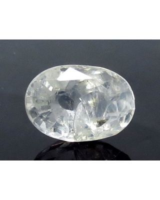 6.60/CT Natural White Sapphire with Govt Lab Certificate-16650 