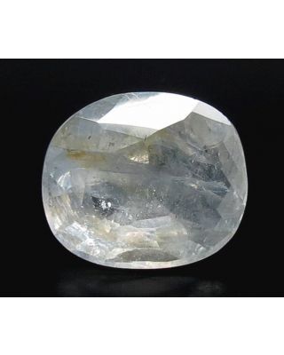 6.58/CT Natural White Sapphire with Govt Lab Certificate (6771)    
