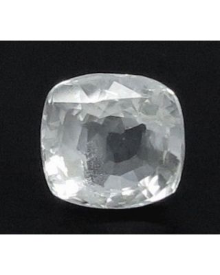 4.97/CT Natural White Sapphire with Govt Lab Certificate-45510  