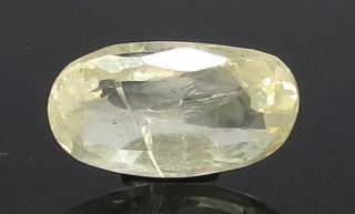 3.51 Ratti  Natural yellow sapphire with Govt Lab Certificate-(16650)