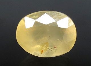 6.53 Ratti Natural Ceylonese Yellow Sapphire with Govt Lab Certificate-(4551)