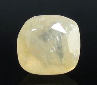 3.52 Ratti Natural Ceylonese Yellow Sapphire with Govt Lab Certificate-(6771)