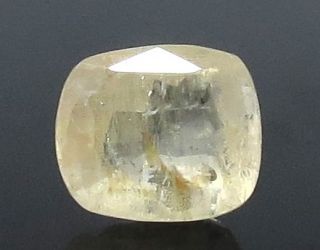 6.07 Ratti Natural Ceylonese Yellow Sapphire with Govt Lab Certificate-(6771)