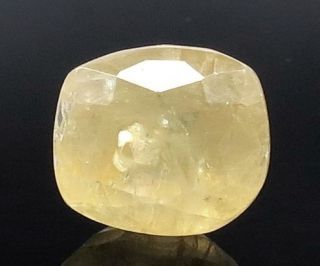 8.21 Ratti Natural Ceylonese Yellow Sapphire with Govt Lab Certificate-(4551)