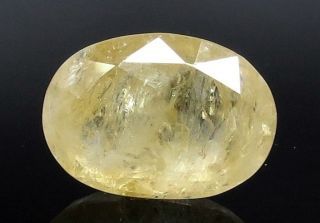 11.52 Ratti Natural Ceylonese Yellow Sapphire with Govt Lab Certificate-(4551)