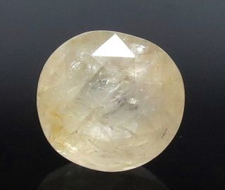 8.44 Ratti Natural Ceylonese Yellow Sapphire with Govt Lab Certificate-(4551)