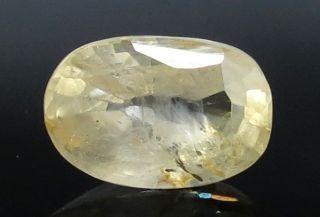 4.25 Ratti Natural Ceylonese Yellow Sapphire with Govt Lab Certificate-(6771)