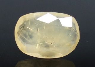 4.36 Ratti Natural Ceylonese Yellow Sapphire with Govt Lab Certificate-(4551)