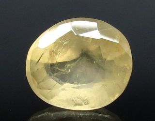 4.17 Ratti  Natural yellow sapphire with Govt Lab Certificate-(8991)