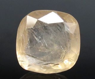 8.14 Ratti  Natural yellow sapphire with Govt Lab Certificate-(12210)