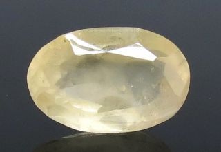 3.19 Ratti Natural Ceylonese Yellow Sapphire with Govt Lab Certificate-(6771)