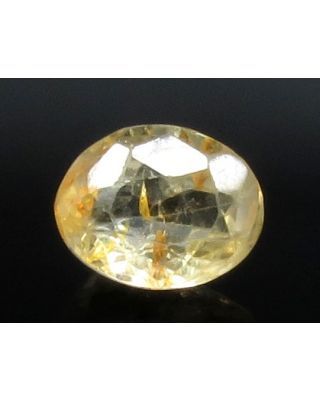 2.16 Ratti Natural yellow sapphire with Govt Lab Certificate (8991)  