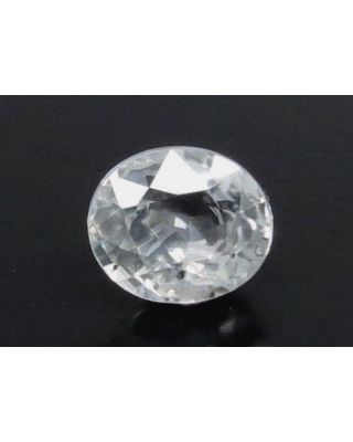  4.76/CT Natural Zircon with Govt. Lab certificate (4551)      