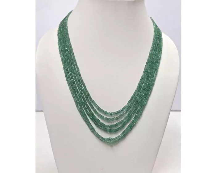 Emerald hot sale beads mala